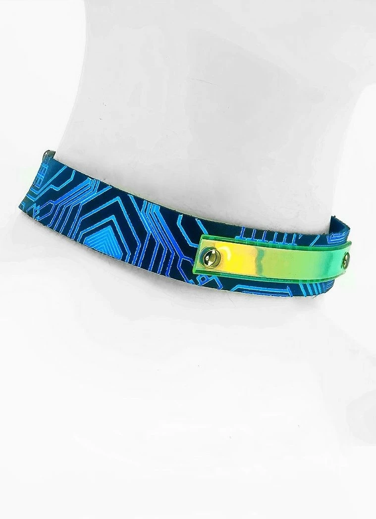 In Control Clothing Cyberpunk Choker Necklace 3 In Control Clothing Cyberpunk Choker Necklace