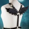In Control Clothing Dark Angel Wings Body Harness 2 In Control Clothing Dark Angel Wings Body Harness