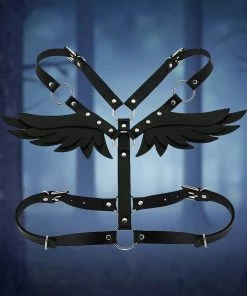 In Control Clothing Dark Angel Wings Body Harness