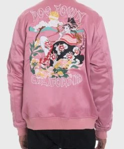 WEIV DOGTOWN Embroidered Bomber Jacket