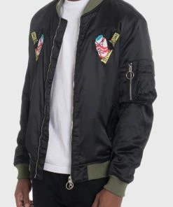 WEIV DOGTOWN Embroidered Bomber Jacket