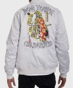 WEIV DOGTOWN Embroidered Bomber Jacket