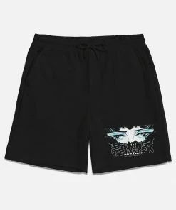 In Control Clothing Dreamer Black Mid-Length Shorts Anime