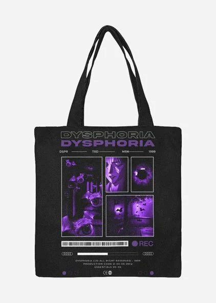 In Control Clothing Bestsellers Dysphoria Tote Bag 3 In Control Clothing Bestsellers Dysphoria Tote Bag