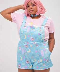 In Control Clothing Fairy Kei Pattern Overalls