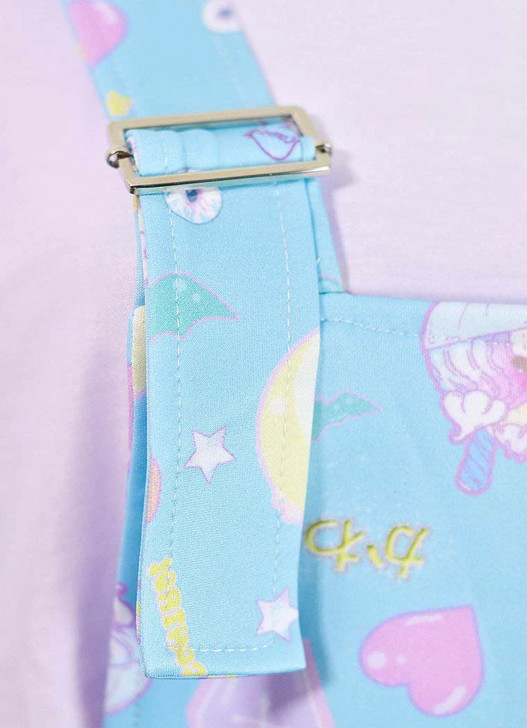 In Control Clothing Fairy Kei Pattern Overalls KawaiiHot 8 In Control Clothing Fairy Kei Pattern Overalls KawaiiHot