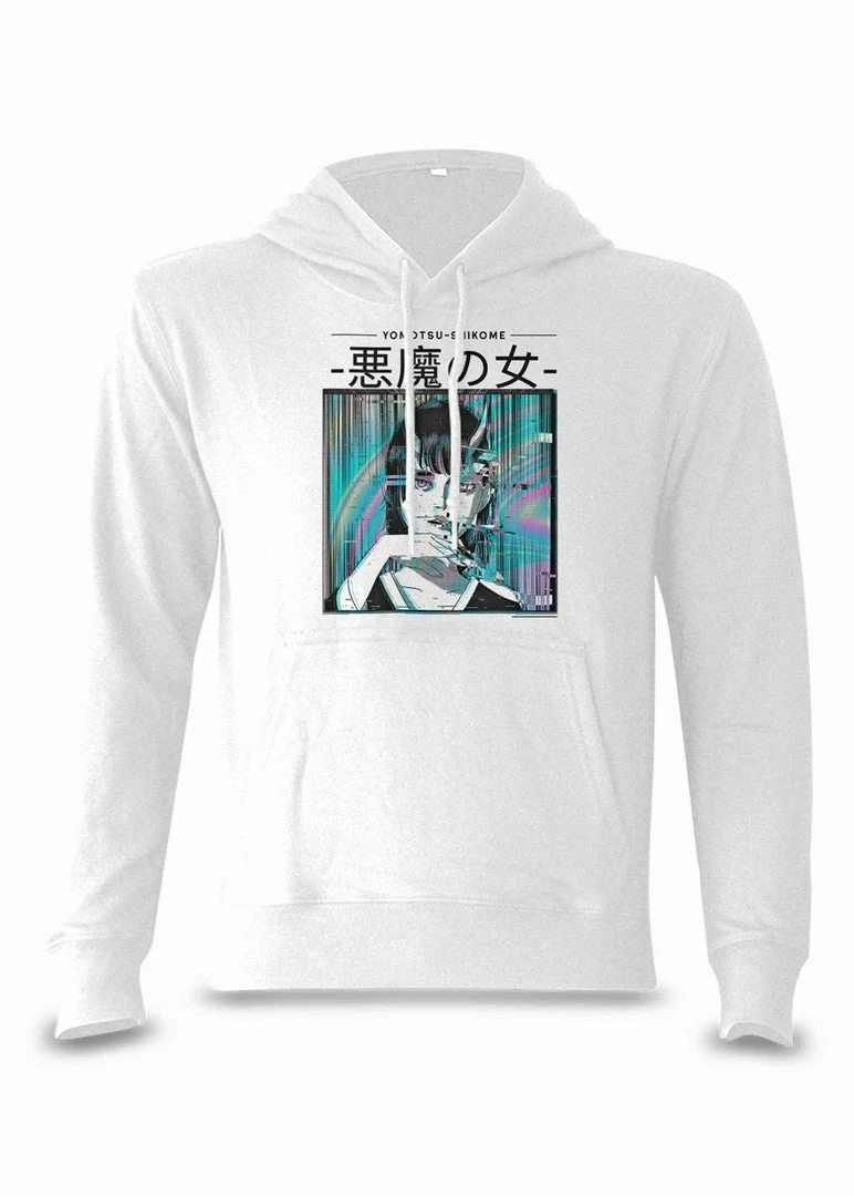 In Control Clothing Glitch Oni Anime White Hoodie Sweatshirts + Hoodies 3 In Control Clothing Glitch Oni Anime White Hoodie Sweatshirts + Hoodies