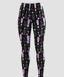 Gianella Baby Goth Candy Black Leggings
