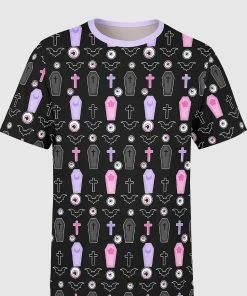 Gianella Baby Bestsellers Goth Candy Black & Lilac T-Shirt