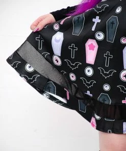 In Control Clothing Goth Candy Black Mesh Skirt