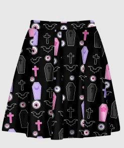 Gianella Baby Goth Candy Black Skirt