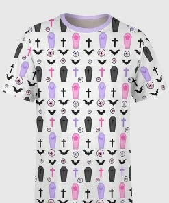 Gianella Baby Goth Candy White & Lilac T-Shirt Bestsellers