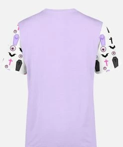Gianella Baby Goth Candy White & Lilac T-Shirt Bestsellers