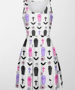 Gianella Baby Goth Candy White Skater Dress Bestsellers
