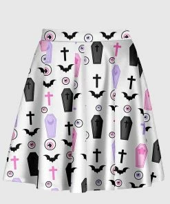 Gianella Baby Goth Candy White Skirt