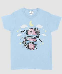 In Control Clothing Graveyard Babe Graphic T-shirt Bestsellers