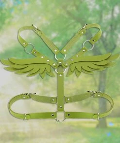 In Control Clothing Green Fairycore Forrest Wings Body Harness Bestsellers