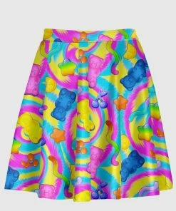 In Control Clothing Gummy Candy Flare Skirt New In