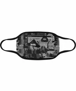 In Control Clothing Accessories Hacked Mushroom Grey Mask