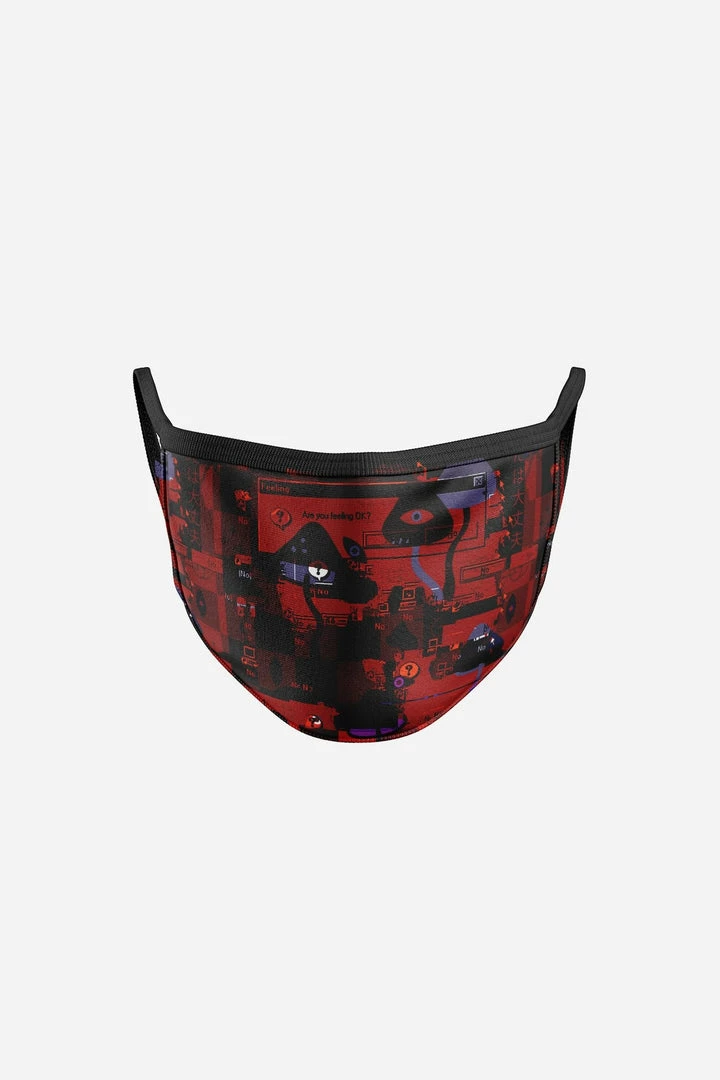 In Control Clothing Hacked Mushroom Red Mask Accessories 3 In Control Clothing Hacked Mushroom Red Mask Accessories