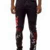 Smoke Rise Hannya Mask Black Denim Jeans Bestsellers