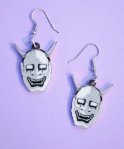 In Control Clothing Hannya Mask Earrings Bestsellers