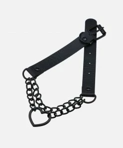 In Control Clothing Heart Chain Choker Necklace