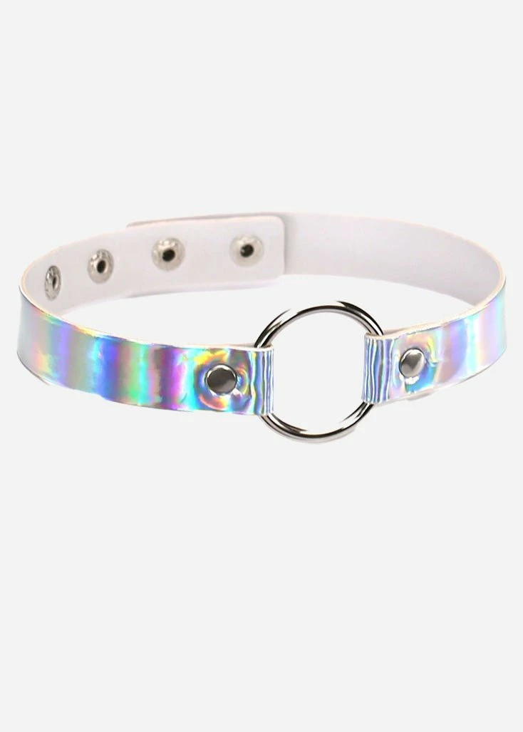 In Control Clothing Holographic Raver Choker Necklace Bestsellers 3 In Control Clothing Holographic Raver Choker Necklace Bestsellers
