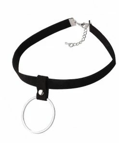 In Control Clothing Bestsellers Hoop Ring Detail Choker Necklace