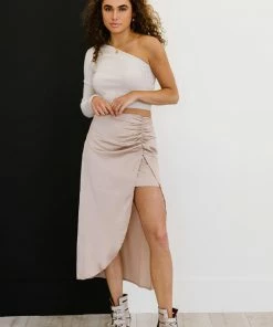 Trendsi HYFVE Glam It Up Ruched Satin Tulip Hem Skirt Bestsellers 13 Trendsi HYFVE Glam It Up Ruched Satin Tulip Hem Skirt Bestsellers