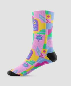 In Control Clothing Iméra Abstract Town Crew Socks