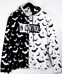 In Control Clothing In Control Bat Pattern Women's Sweatshirt Hoodie Shoes + Accessories