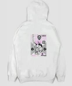In Control Clothing In Control Hannya White Hoodie