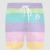 In Control Clothing In Control Pastel Stripe Mens Mid Length Swim Trunks