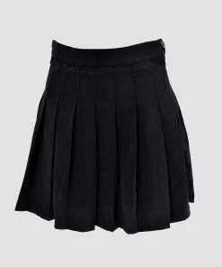 In Control Clothing Bestsellers Into The Night Black Pleated Skirt