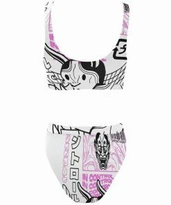 In Control Clothing Japanese Hannya Mask Pattern Swimsuit Bestsellers