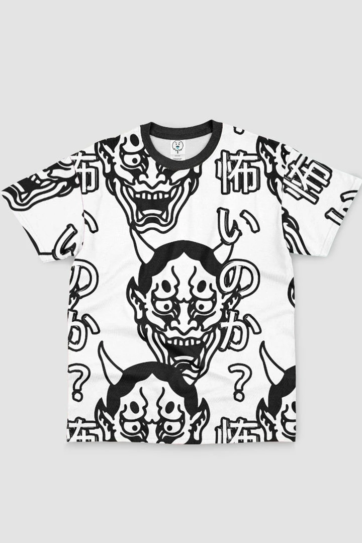 In Control Clothing Japanese Hannya Mask White T-Shirt Bestsellers 3 In Control Clothing Japanese Hannya Mask White T-Shirt Bestsellers