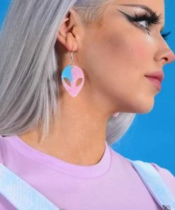 In Control Clothing Kawaii Alien Earrings Accessories