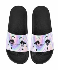 In Control Clothing Kawaii Anime Eyes Women's Slide Sandals Bestsellers