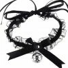 In Control Clothing Bestsellers Kawaii Bell Ribbon Bow Collar Necklace