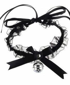 In Control Clothing Bestsellers Kawaii Bell Ribbon Bow Collar Necklace