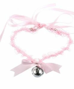In Control Clothing Bestsellers Kawaii Bell Ribbon Bow Collar Necklace