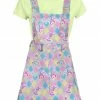 In Control Clothing Kawaii Clowncore Pattern Overalls 2 In Control Clothing Kawaii Clowncore Pattern Overalls