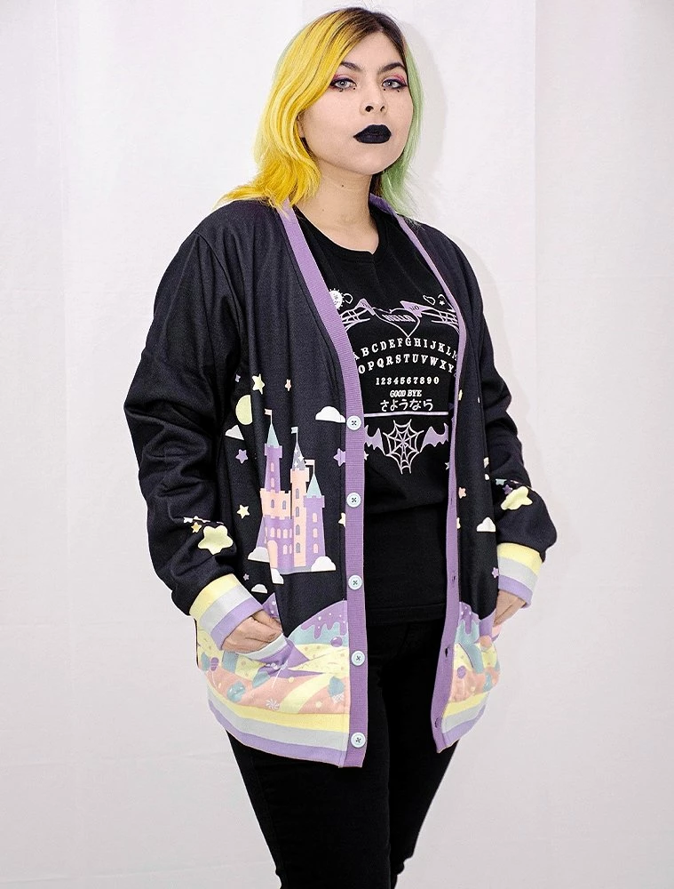 In Control Clothing New In Kawaii Night Castle Cardigan 3 In Control Clothing New In Kawaii Night Castle Cardigan