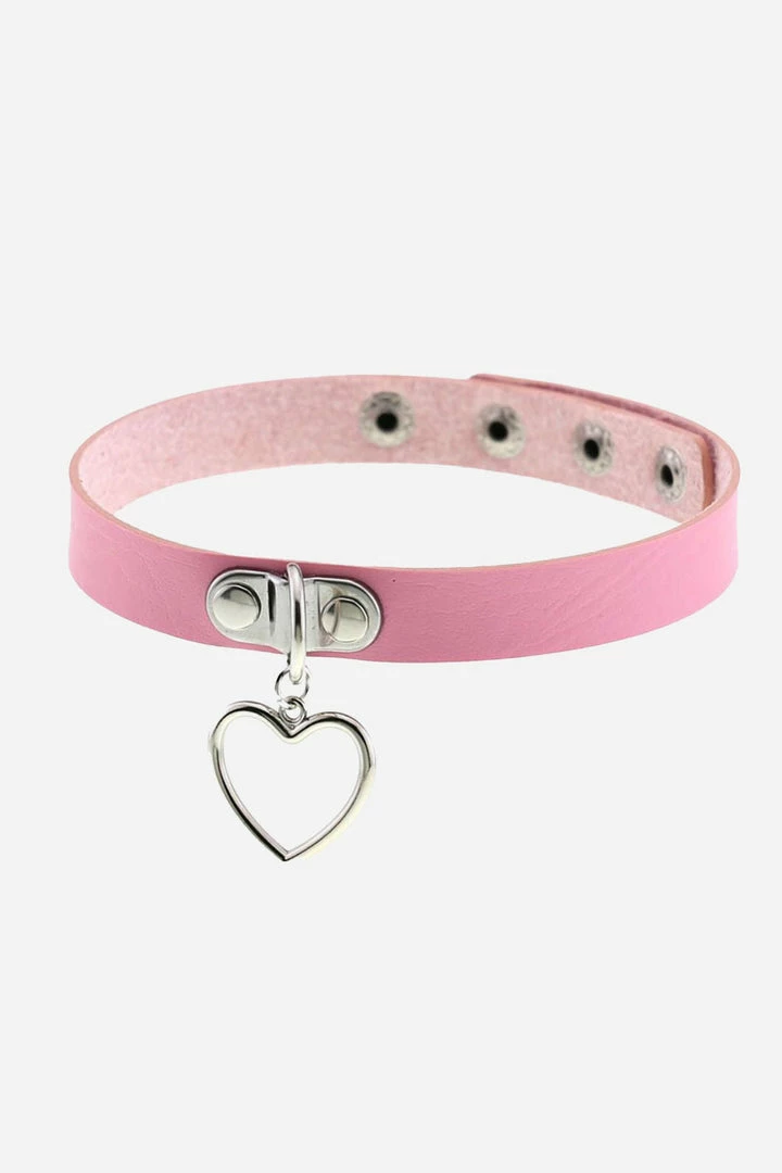 In Control Clothing Kawaii Pastel Aesthetic Pink Heart Charm Choker Necklace Bestsellers 3 In Control Clothing Kawaii Pastel Aesthetic Pink Heart Charm Choker Necklace Bestsellers