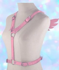 In Control Clothing Kawaii Pink Magical Wings Body Harness