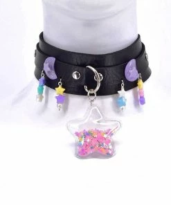In Control Clothing Lavender Moon Galaxy Choker Necklace 7 In Control Clothing Lavender Moon Galaxy Choker Necklace