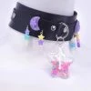 In Control Clothing Lavender Moon Galaxy Choker Necklace
