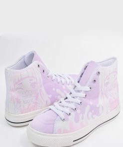 In Control Clothing Made Of 100% Milk High Top Canvas Shoes Bestsellers