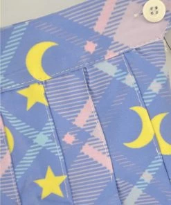 In Control Clothing Magic Moon Star Pleated Skirt